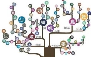 中华姓氏起源树状图(探索中国姓氏的历史和文化) 中华姓氏起源树状图