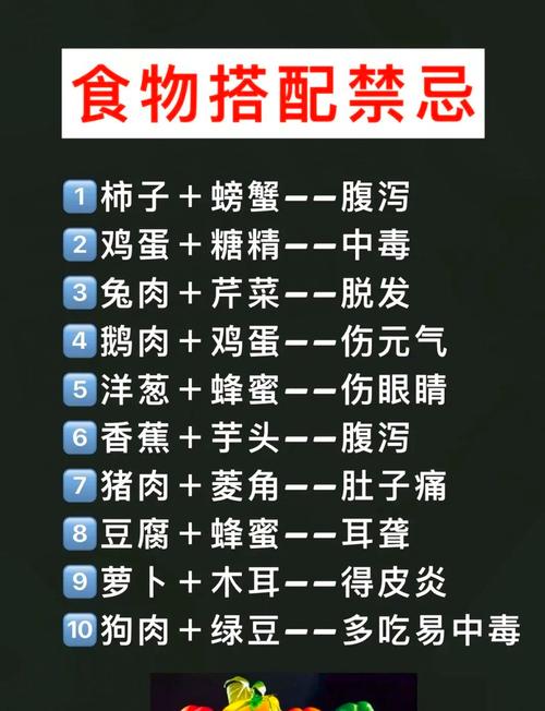 食物相克(食物相克大全表)