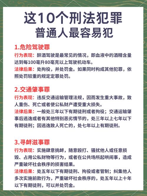刑法八大罪名(刑事八大罪名)