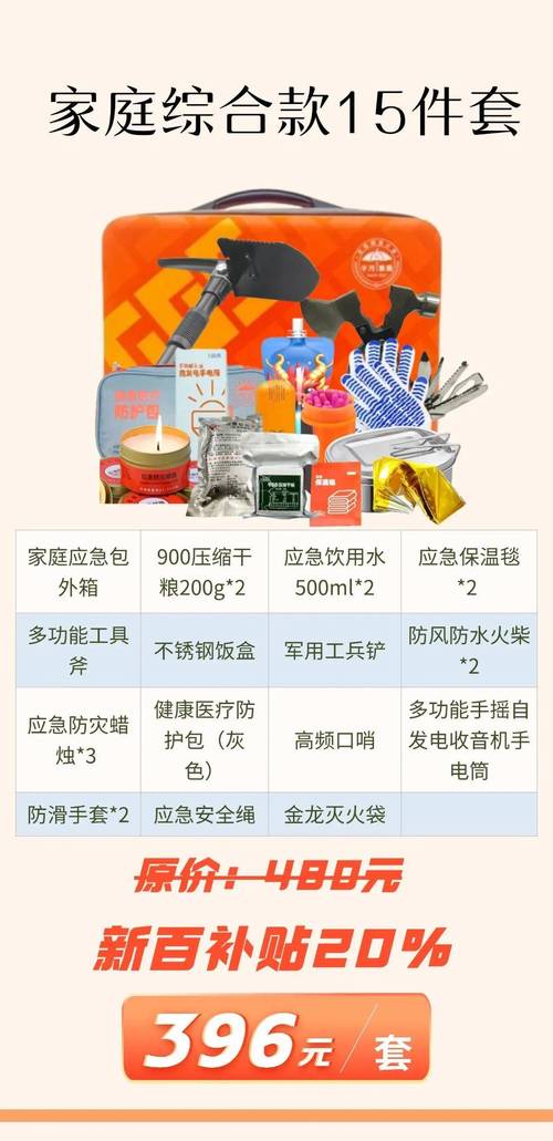 家庭应急包配置（家庭应急包清单）